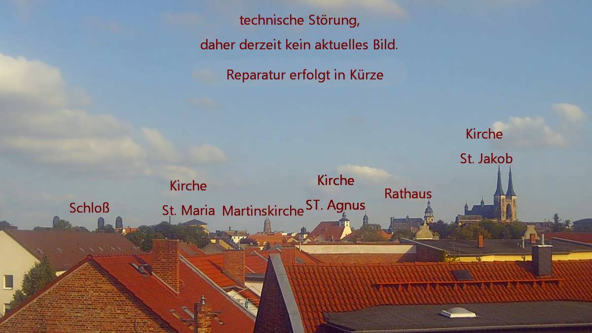 Webcambild der Skylinewebcam von Köthen/Anhalt. Aktualisierung alle 2 Minuten. Spezielle Handyversion.