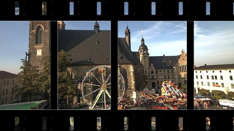 Tagesvideo der Webcam vom Marktplatz Köthen/Anhalt