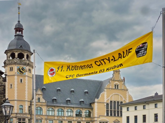 11. Köthener City-Lauf mit Start und Ziel auf dem Marktplatz 2016