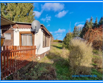Freistehendes Einfamilienhaus bei Helbra sucht neue Bewohner - Garten mit Gartenhaus (365455)