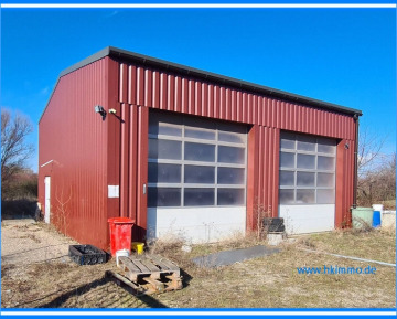 Gewerbeobjekt mit Büro und Lager in Merseburg auf 6700 m² Grund - Gewerbeobjekt in Merseburg - Leichtbauhalle (366122)