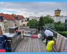 Dachterrasse - Wohnen über den Dächern von Köthen mit Blick zum Wasserturm