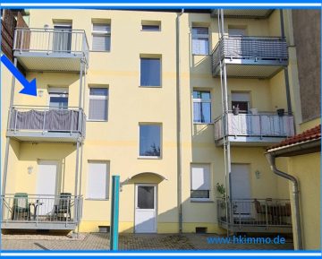 Schicke 2 – Raumwohnung mit Balkon in Köthen - Balkon - Wohnung im OG (365676)