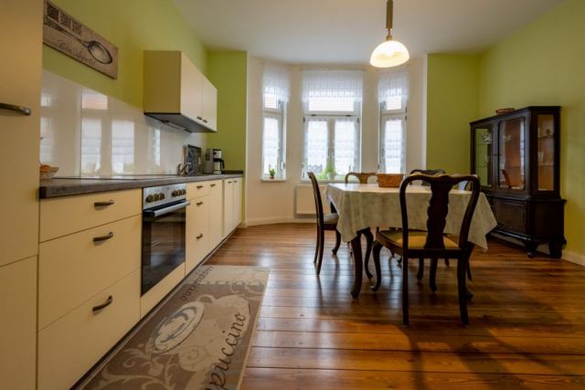 Seniorenwohnanlage in Aken – gemeinsame Küche im Erdgeschoß Seniorenwohnanlage in Aken – gemeinsame Küche im Erdgeschoß